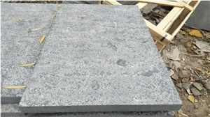 Blue Limestone Flammed Slabs Tiles