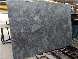 Rocky Blue Mckee Blue Terrazzo Look Marble Slabs
