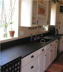 Foshan Man-Made Quartz Countertop Black