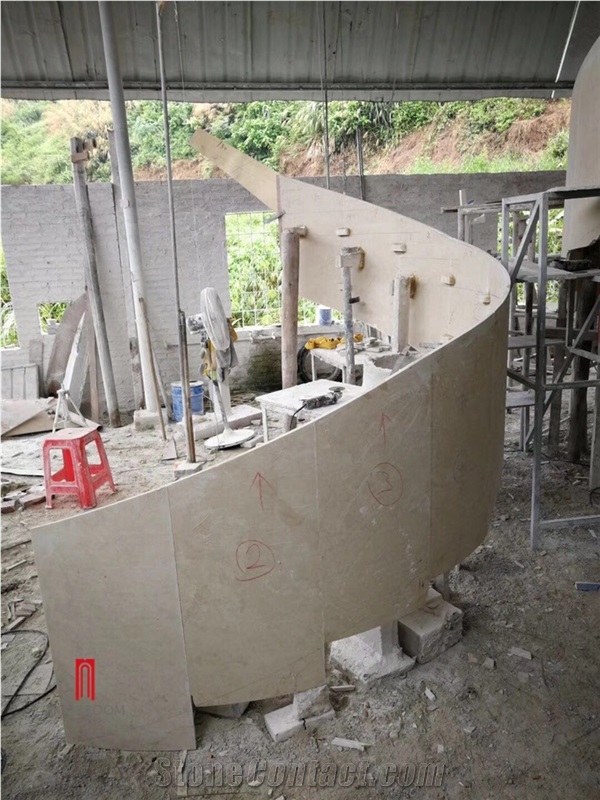 Villa Solid Marble Stair Steps