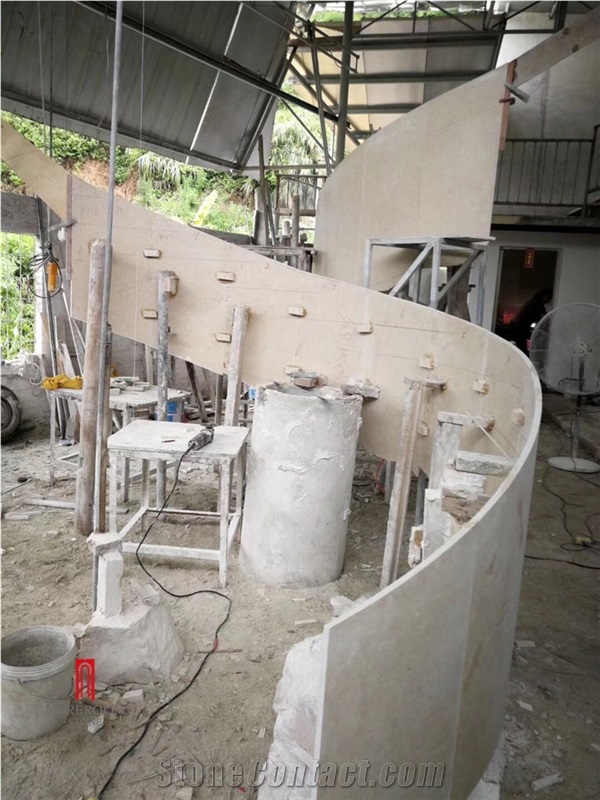 Villa Solid Marble Stair Steps