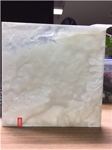 White Backlight Onyx Laminated with Glass