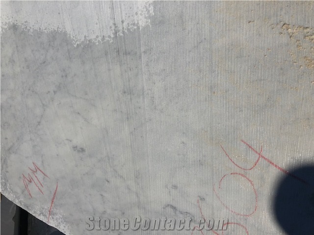 Bianco Carrara Cd Marble Block, Italy White Marble