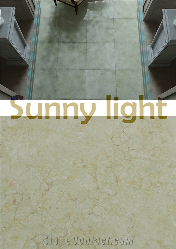 Sunny Light Marble Slabs & Tiles