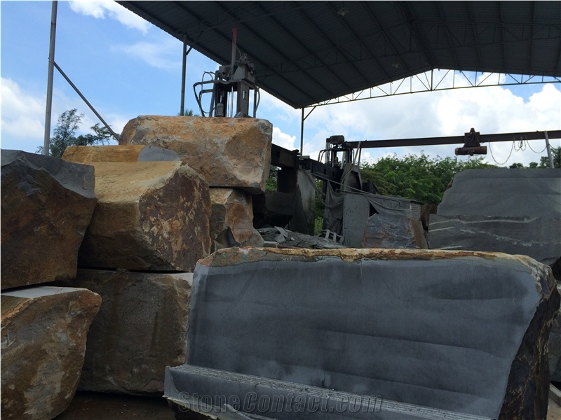 Black Basalt Kerbstone Cubing Curbstone