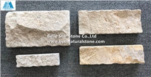 Beige Travertine 3d Cladding Stone Ashlar Facades