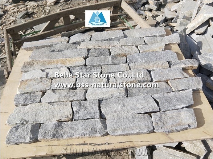 Blue Quartzite Split Face Loose Ledge Stone Veneer