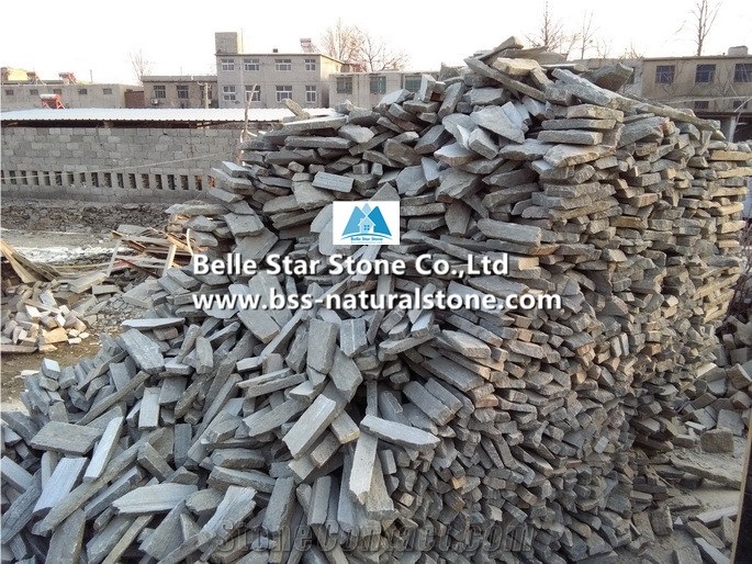 Grey Quartzite Ashlar Thin Field Stone Veneer