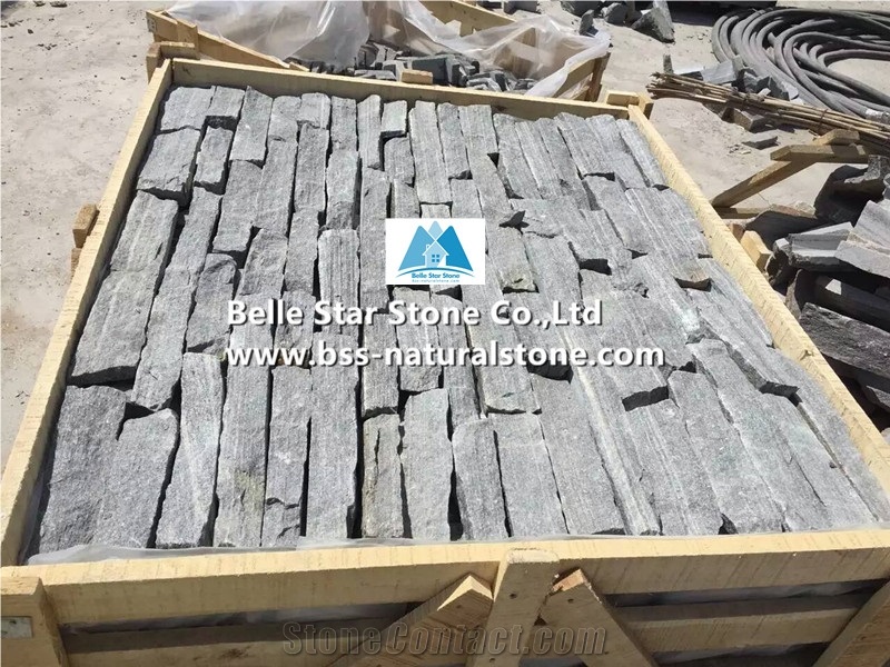 Grey Quartzite Ashlar Thin Field Stone Veneer