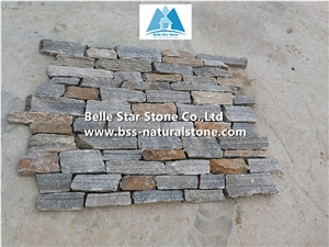 Grey Quartzite Loose Ashlar Thin Stone Veneer