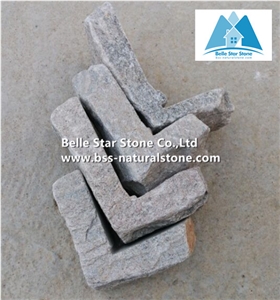 Grey Quartzite Loose Ashlar Thin Stone Veneer