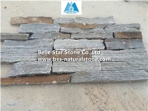 Grey Quartzite Loose Ashlar Thin Stone Veneer