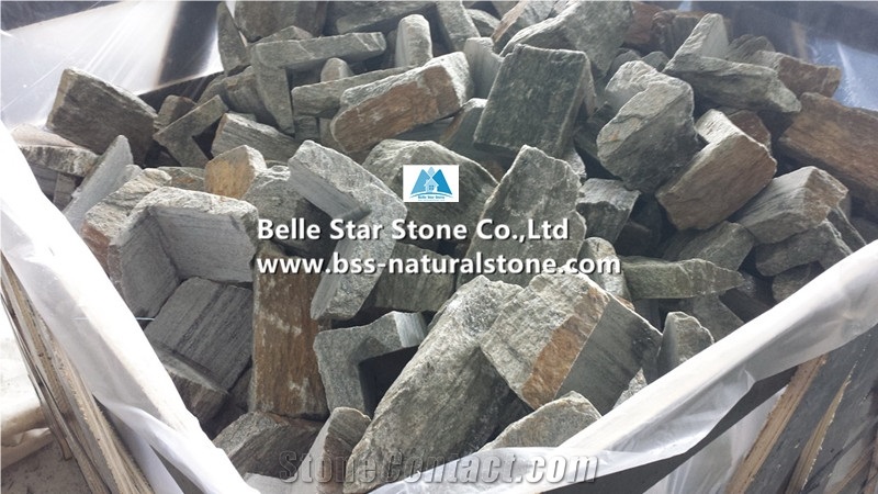 Multicolor Quartzite L Corner Stone & Wall Quoins