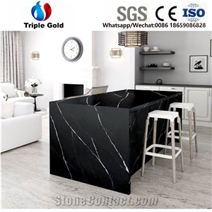 Black Marquina Quartz Stone Countertop