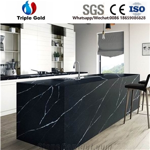 Black Marquina Quartz Stone Countertop