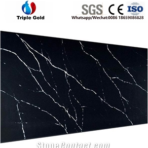 Black Marquina Quartz Stone Countertop
