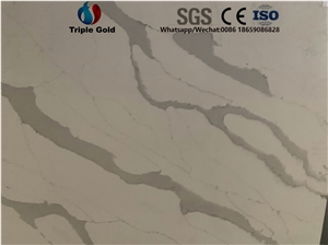 Calacatta Gold White Quartz Countertops Bar Tops