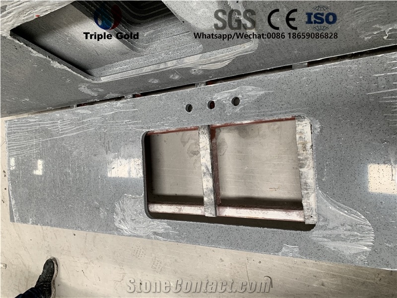 Classics Crystal Grey Quartz Countertops