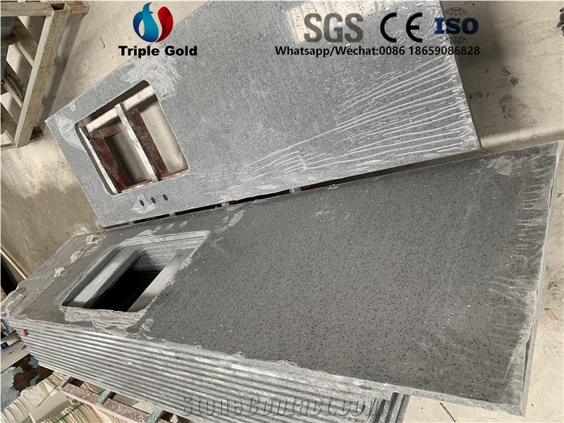 Classics Crystal Grey Quartz Countertops
