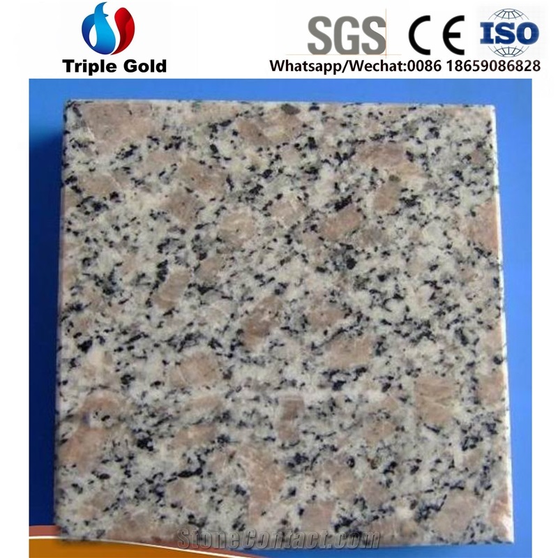 G383 Peach Red Granite Walkway Kerbstone Curbstone