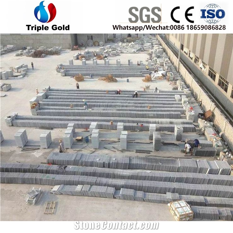 G603 Light Grey Granite Bianco Crystal Floor Tiles
