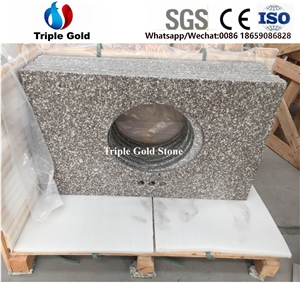 G664 Granite Pink Red Countertop Bath Vanity Tops