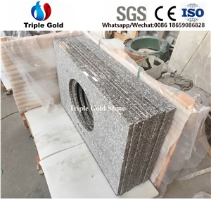 G664 Granite Pink Red Countertop Bath Vanity Tops