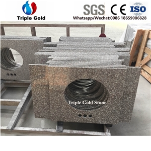 G664 Granite Pink Red Countertop Bath Vanity Tops
