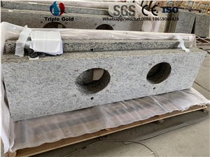 Giallo Cecilia Granite Prefab Vanity Bath Tops