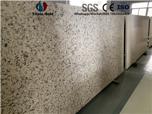 Multicolour Coffee Quartz Stone Slab for Countertops Vanity