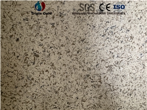 Multicolour Coffee Quartz Stone Slab for Countertops Vanity