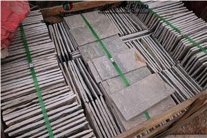 Natural Green Slate Split Mushroom Floor Tiles