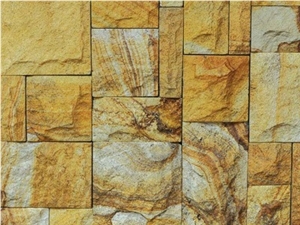 Yellow Palimanan Sandstone Wall Cladding Panels