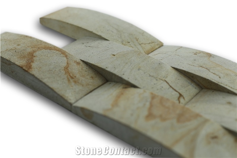 Yellow Palimanan Sandstone Wall Cladding Panels