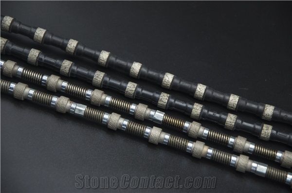 Rubber Diamond Wire Saw for Marble Quarry