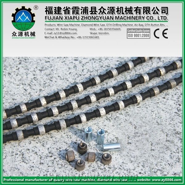 Sintered Diamond Wire Saw for Stone Cutting