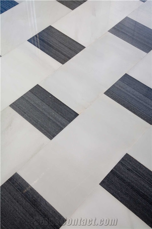 Blanco Macael Marble Wall and Floor Application