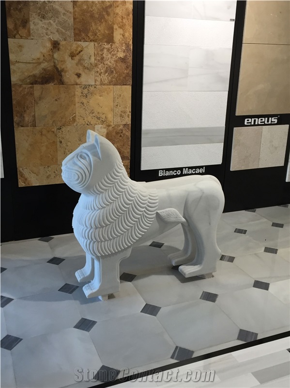 Blanco Macael Marble Wall and Floor Application