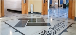 Blanco Macael Marble Wall and Floor Application