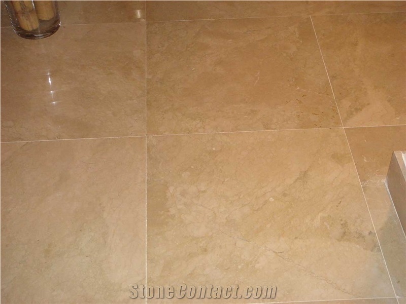 Crema Eneus Marble Polished Floor Tiles