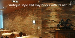 Reclaimed Brick Used for Exterior& Interior Wall