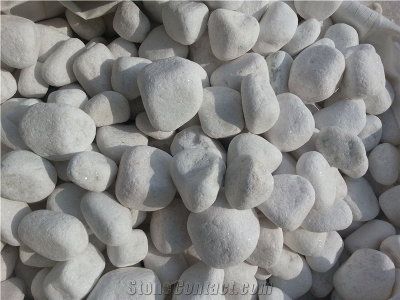 Snow White Garden Pebble Stone for Landscaping