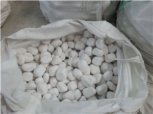 Snow White Garden Pebble Stone for Landscaping