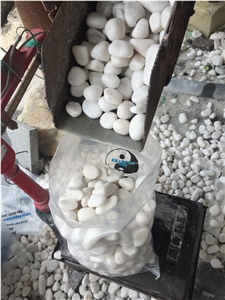 Snow White Garden Pebble Stone for Landscaping