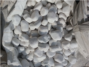 Snow White Garden Pebble Stone for Landscaping