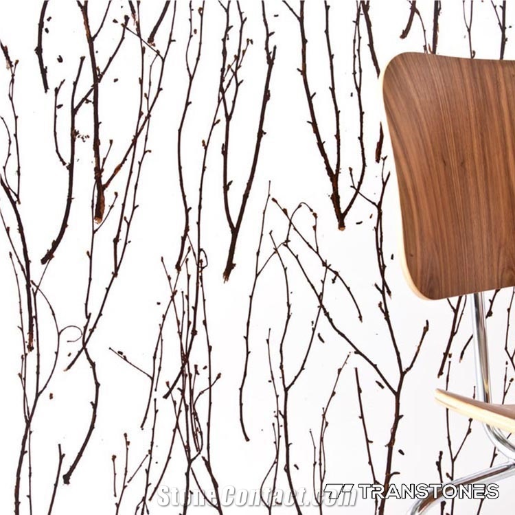 Acrylic Decorative Wall Panels for Reception Table