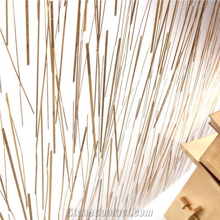 Acrylic Sheet with the Metallic Style Strip Inside