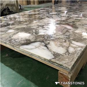 Artificial Crystallized Marble Stone Slab for Home