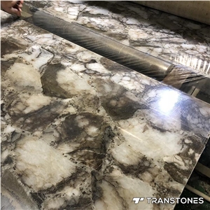 Artificial Crystallized Marble Stone Slab for Home