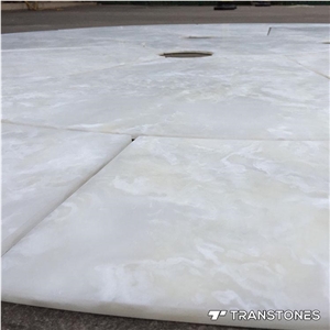 Artificial Onyx Stone Backlit Alabaster Resin Slab